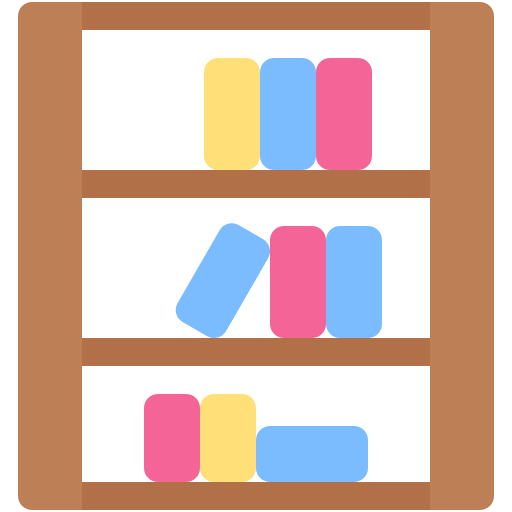 estante para libros icono gratis