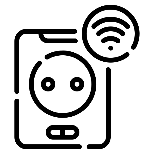 Smart plug free icon