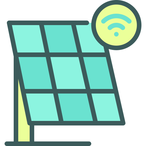 Solar panel free icon