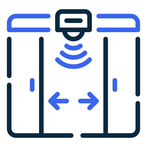 seguridad de la puerta icono gratis