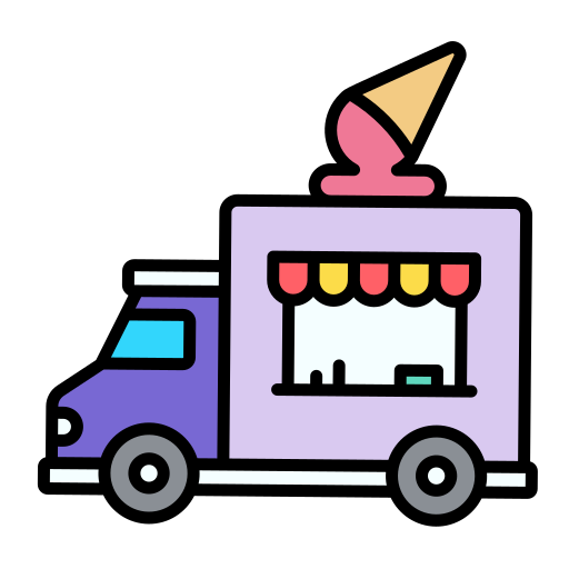 camion de helados icono gratis