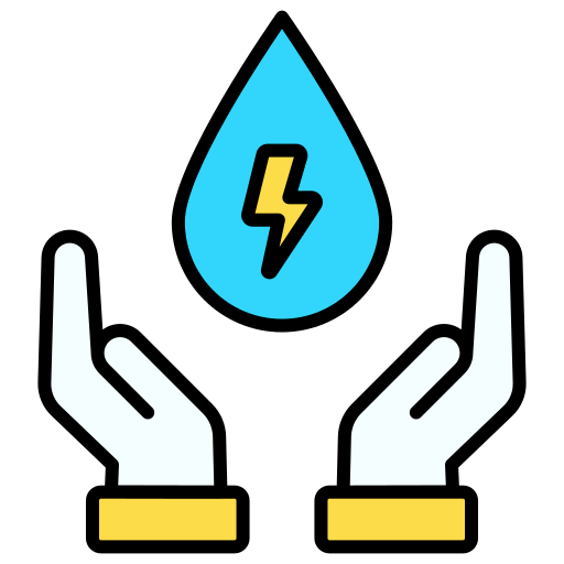 Hydro power free icon