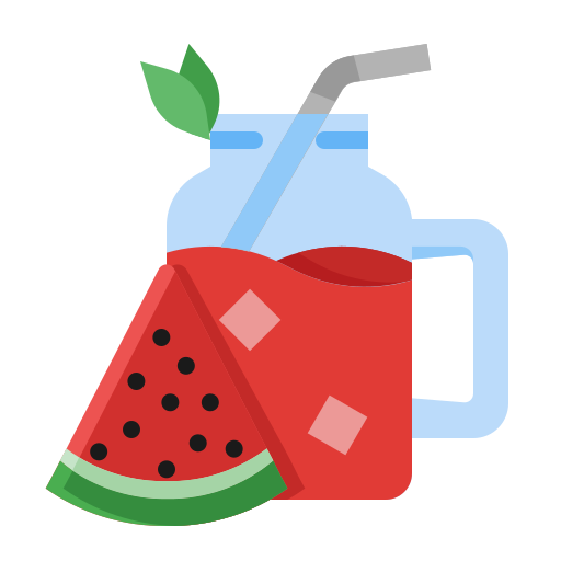 jugo de sandía icono gratis