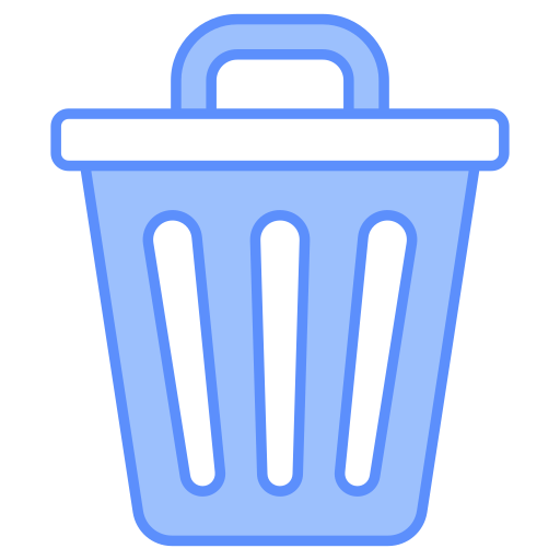 bote de basura icono gratis