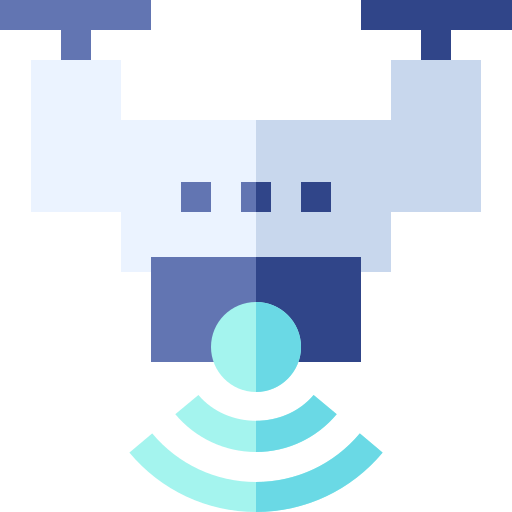 Drone Basic Straight Flat icon