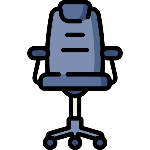 Office chair Special Lineal color icon