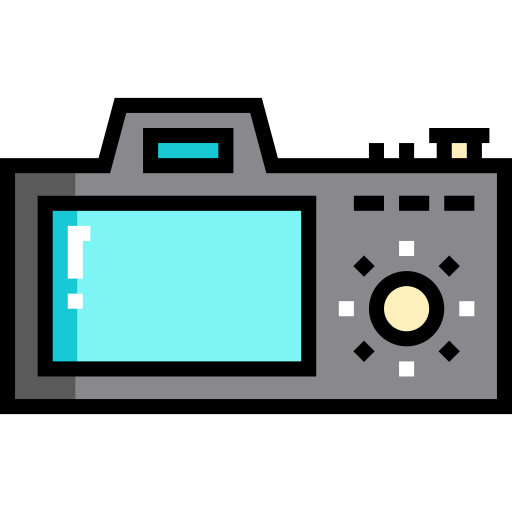 Dslr Detailed Straight Lineal color icon