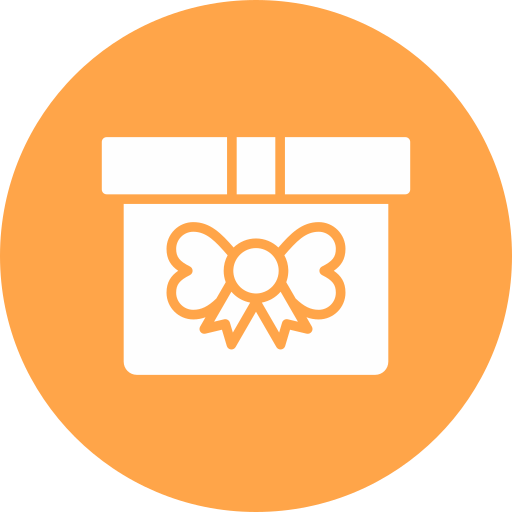 caja de regalo icono gratis