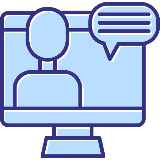 video conferencia icono gratis