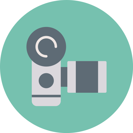 camara de video icono gratis