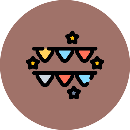 guirnaldas icono gratis