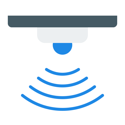 sensor de movimiento icono gratis
