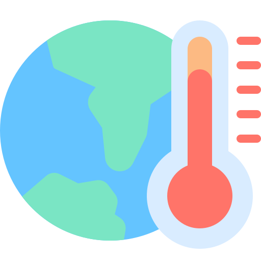 calentamiento global icono gratis