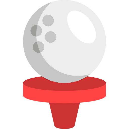 pelota de golf icono gratis