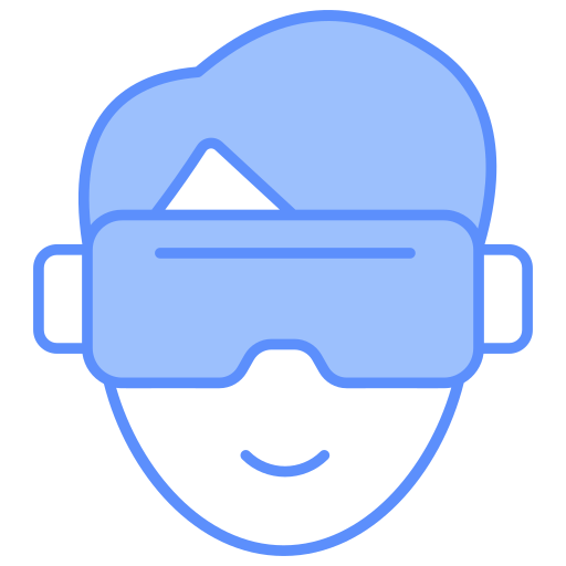 gafas de realidad virtual icono gratis