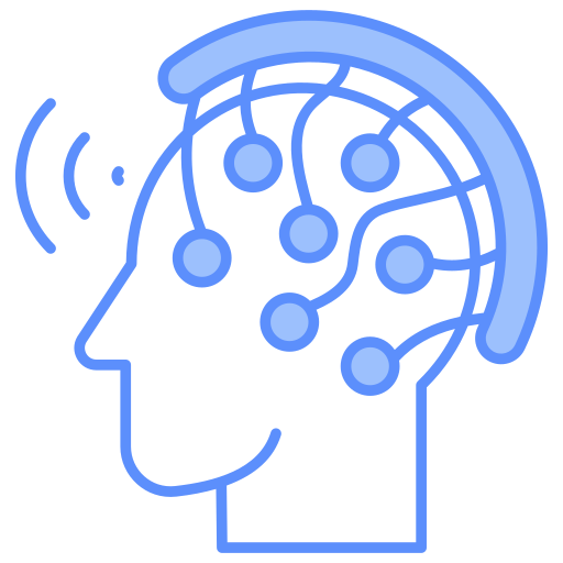 cerebro digital icono gratis