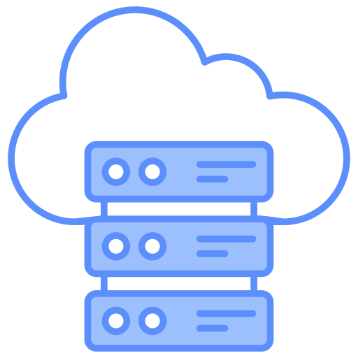 almacenamiento en la nube icono gratis