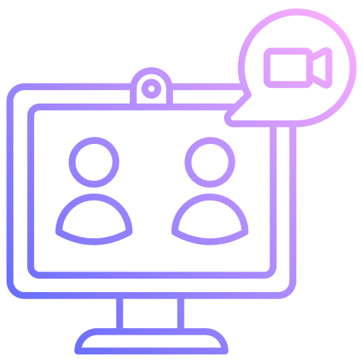 appel vidéo Icône gratuit
