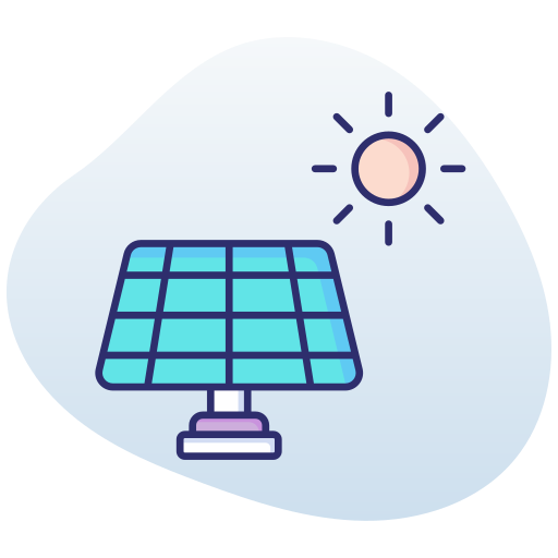 energía solar icono gratis