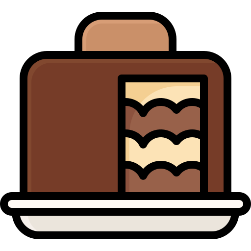 Chocolate cake free icon