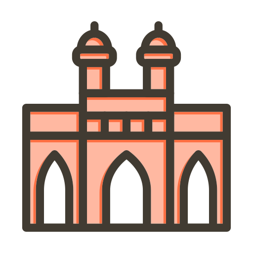 puerta de la india icono gratis