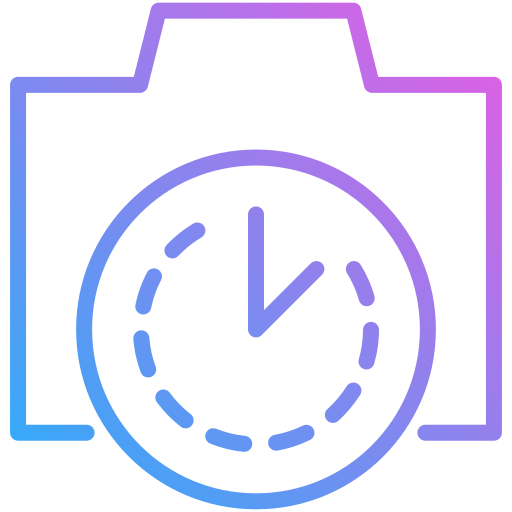 temporizador de cámara icono gratis
