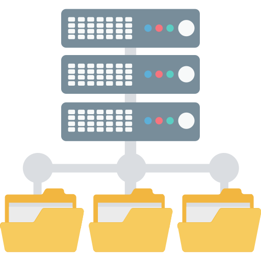 migración de datos del servidor icono gratis