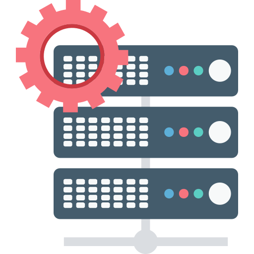 configuración del servidor icono gratis