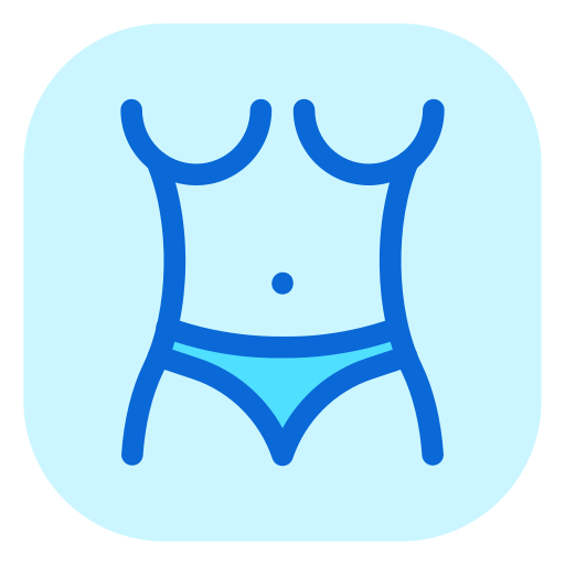 cuerpo delgado icono gratis