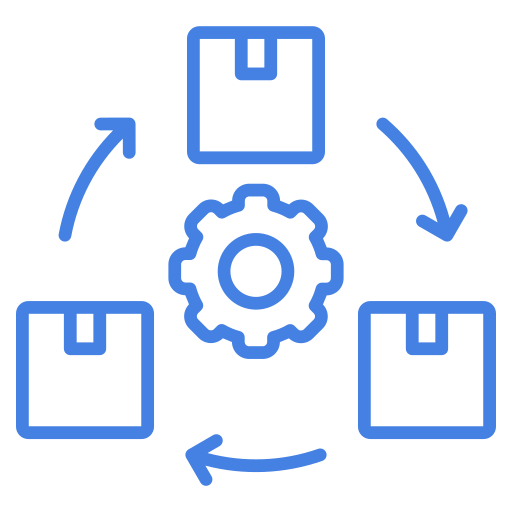 ciclo de vida del producto icono gratis