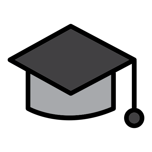 sombrero de graduacion icono gratis