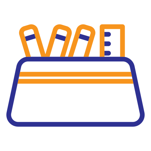 Pencil case free icon