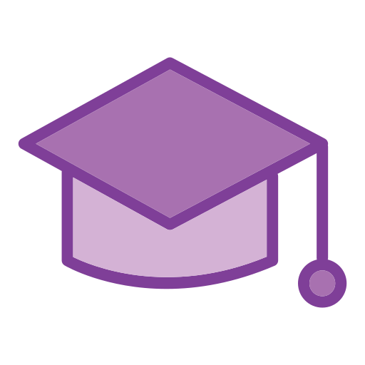 sombrero de graduacion icono gratis