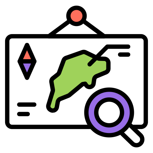Search map free icon