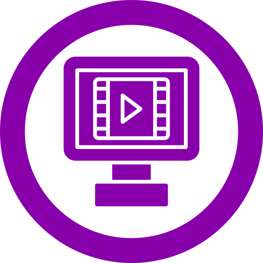 editor de video icono gratis