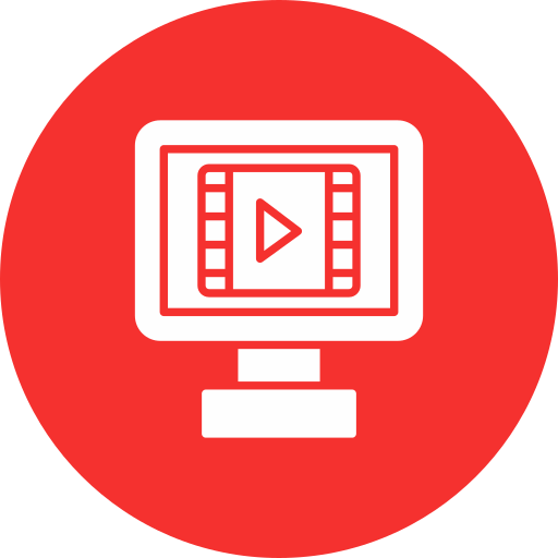 editor de video icono gratis