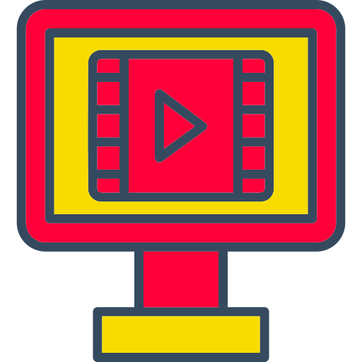 editor de video icono gratis