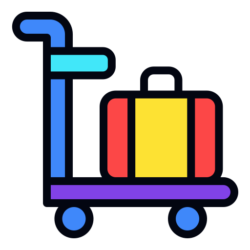 carro de aeropuerto icono gratis