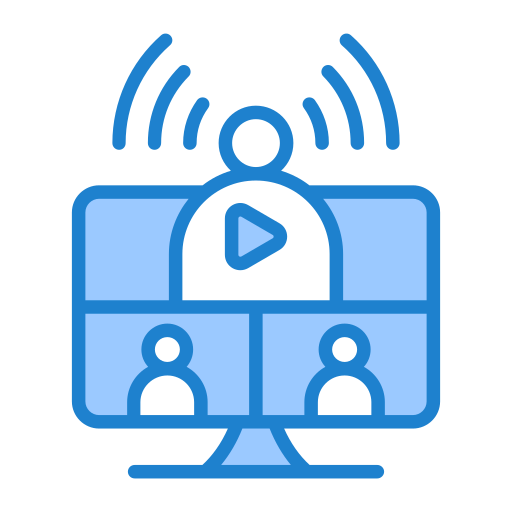 seminarios web icono gratis