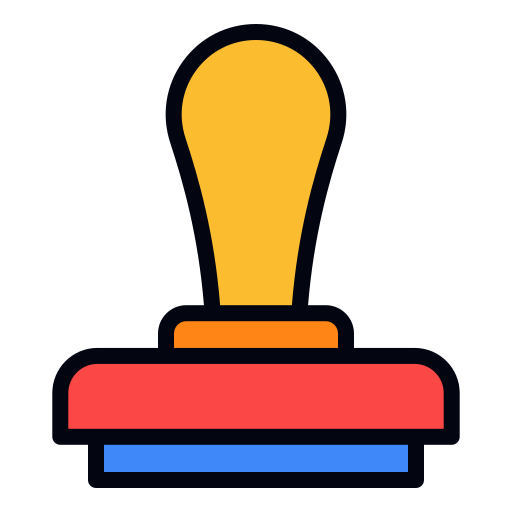 estampilla icono gratis