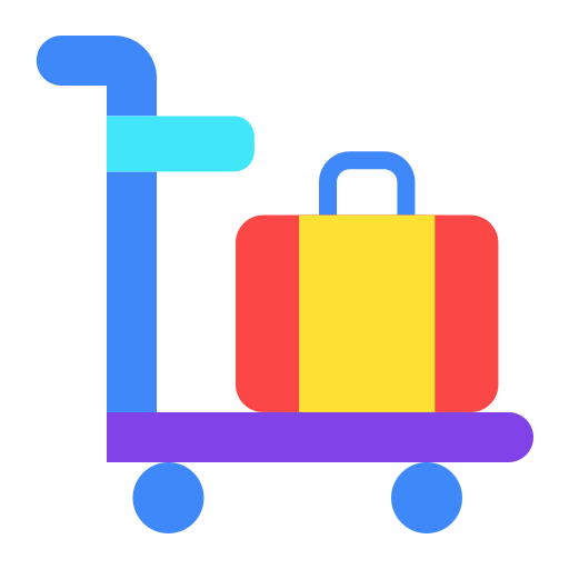 carro de aeropuerto icono gratis