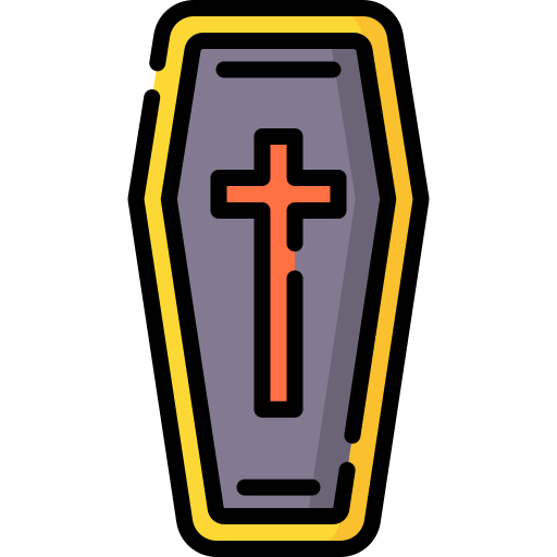 Coffin Special Lineal color icon