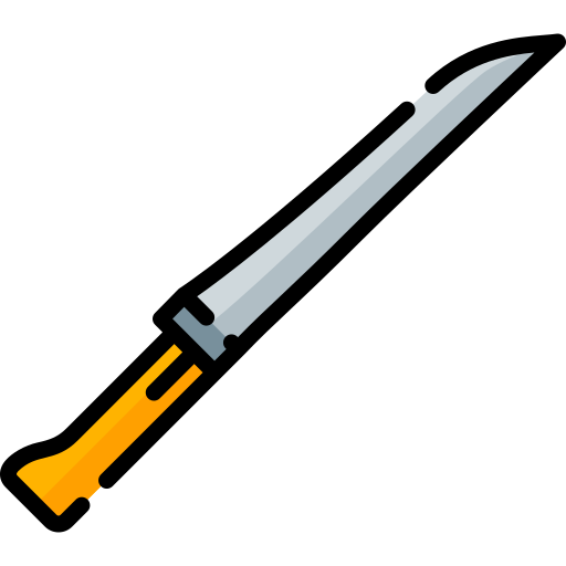 Cuchillo de deshuesar icono gratis