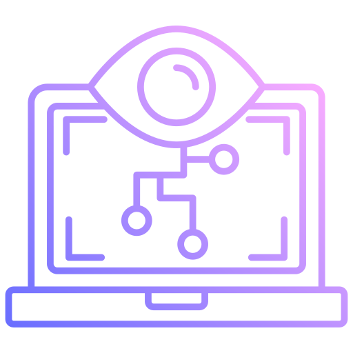 visión por computador icono gratis