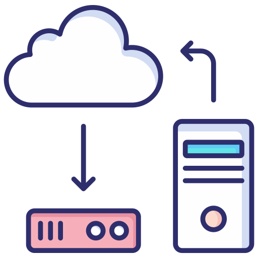 migración de datos icono gratis