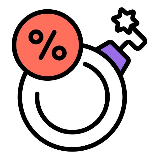 venta de bombas icono gratis