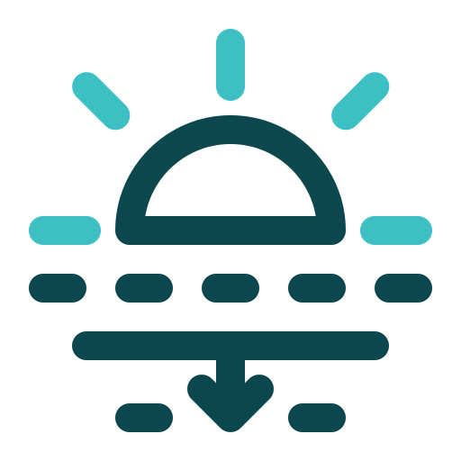 atardecer icono gratis