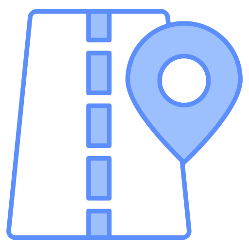 Road map free icon