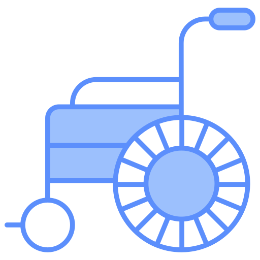 Инвалидная коляска бесплатно иконка