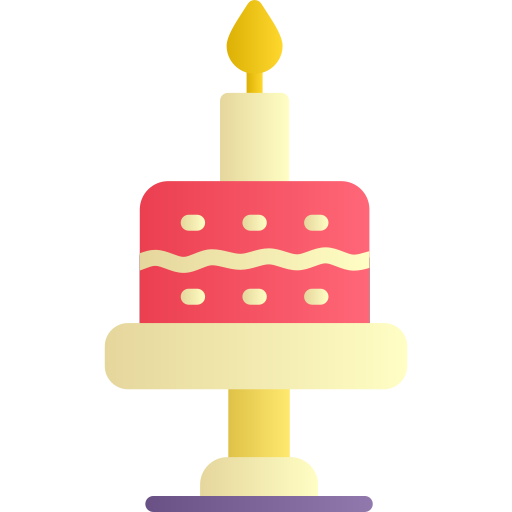 pastel de cumpleaños icono gratis